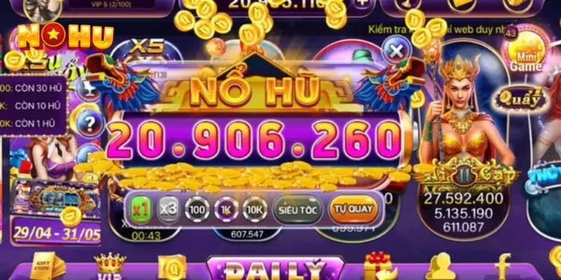 Top 5 game nổ hũ đổi thưởng đặc sắc nhất